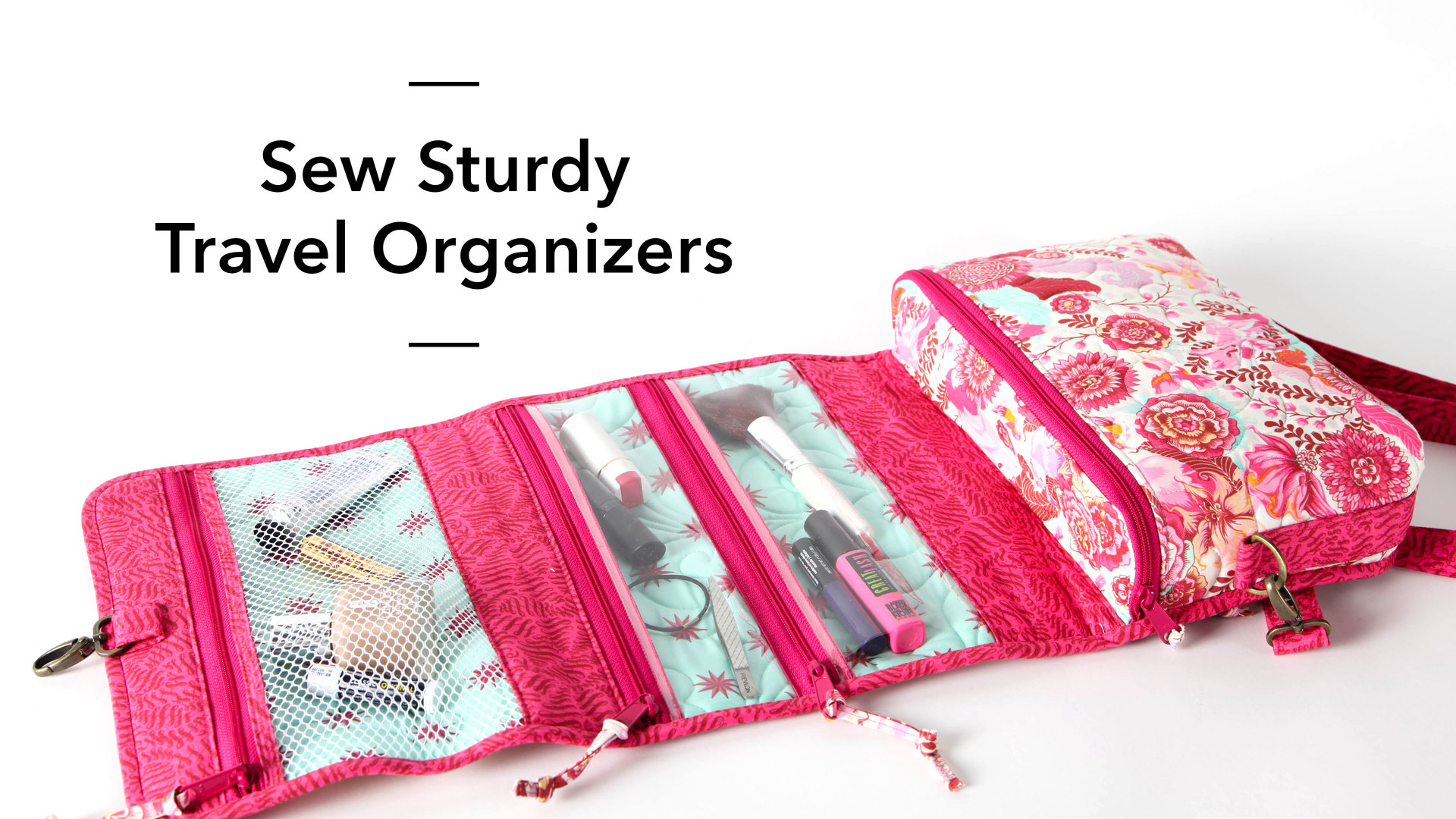 Hand sewn travel organizer